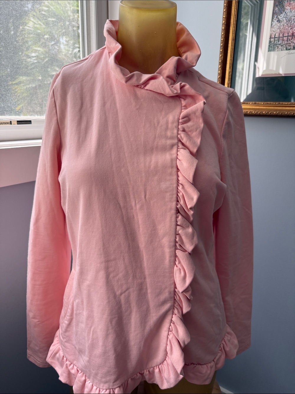 Matilda Jane Light Pink Ruffle-Front Jacket - Picture 2 of 12